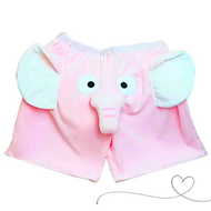 Quần ngắn con voi, quần đùi du lịch elephant short cute, quần dumpo unisex trẻ trung, hoạt hình Anim