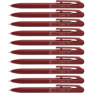 Pentel Oil-based Ballpoint Pen Calme 0.7mm Red Red Ink 10 pieces BXA107B-B