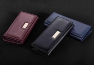 Goody Bag - 【La Fede】RFID防盜小牛皮扣式長夾+零錢包