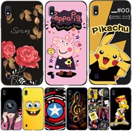 For Samsung A10 Case Silicon Phone Back Cover For Samsung Galaxy A10 GalaxyA10 A 10 SM-A105F A105 A105F black tpu case cute girl lovely funny retro