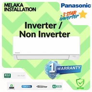 ((MELAKA)) PANASONIC AIRCOND INVERTER & NON-INVERTER WITH INSTALL