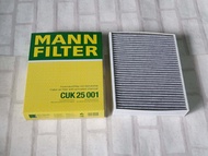 กรองแอร์ ชาโคล  BMW Series 1  F20  ( 2010 - 2019 )  ทุกรุ่น      Cabin Air filter Mann CUK25001 / CU