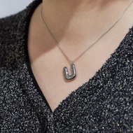 【禮物】胖胖的字母・純銀項鍊厚鍍18K金