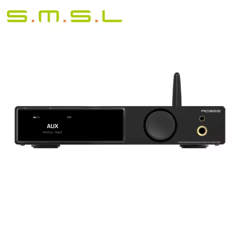 SMSL AO300 PRO Desktop 3 in 1 Headphone Amplifier Desktop Power AMP 768kHz/32bit DSD256 Household po