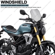 Motorcycle High quality ABS Windscreen Windshield Universal Adjustable Windshield For CB125R CB150R 