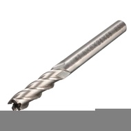 5pcs New Extra Long 6mm 4 Flute Hss Aluminium End Mill Cutter Cnc Bit Extended