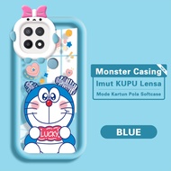 （Lokal Ready)Hontinga Case Casing Ponsel Untuk hp OPPO A15 A15S Casing Terbaru Kartun Imut Doraemon 