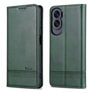 PU leather wallet case for HONOR 90 50 Lite X6 X6s X8 5G X9a X50i soft shockproof cover HONOR90 90Li