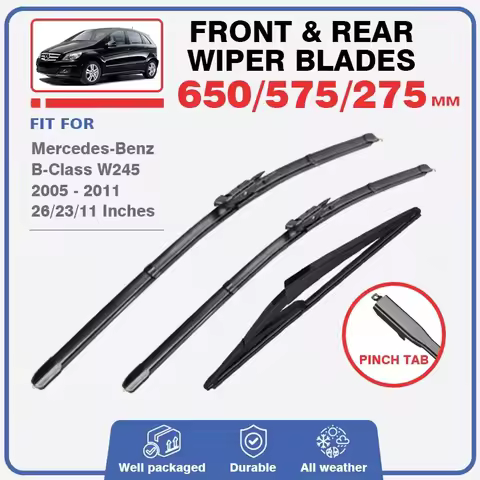 Wiper Blade For Mercedes Benz B Class W245 2005 - 2011 B Klasse Sport Front Rear Windshield Windscre