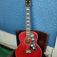 Gibson J-200 J200กีตาร์โปร่งไม้สนแข็งกีตาร์มืออาชีพสูงสุด