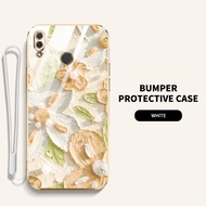 YBD Phone Case for Huawei Nova 3i Nova 5T Nova 3 3E 4 4E Nova 5 Nova 5i Pro Painted Oil Painting Style Flowers Flat Electroplated Soft Shell