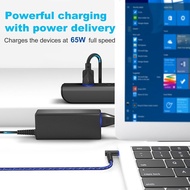 65W 19.5V 3.33A Laptop Charger Compatible with HP Envy 13 15 17 X360 13m-bd 15m-ee 15-ed 15m-ES, HP 
