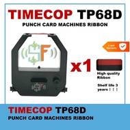 TIMECOP TP-68D TP-69D TP68 TP-68N TP 68 Punch Card / Time Recorder Ink Ribbon Dual Color ( Black / R