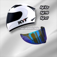 KYT R10/FLAT VISOR NORISK PNP KYT R10 RC7 K2R VERON VR2 MDSVICTORY KYT R10 RC7 K2R HELMET GLASS