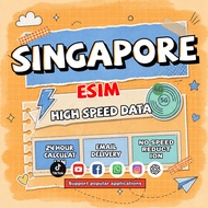 【Use within 5 days】Singapore eSIM Unlimited data Support Tiktok Chatgpt Instant 24h email Travel hig