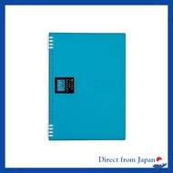 King Jim Ring Notebook Teferune 30 Holes A4 Vertical Light Blue