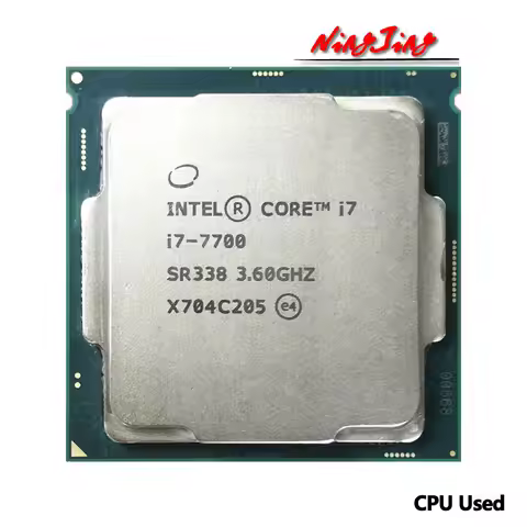 Intel Core i7-7700 i7 7700 3.6 GHz Used Quad-Core Eight-Thread CPU 8M 65W LGA 1151