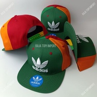 Imported Adidas Snapback Hat - Distro Hat - Rasta Hat - Imported Adidas Hat