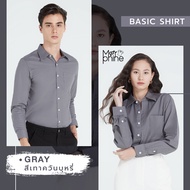 🔥เสื้อเชิ้ตคอปกทำงานแขนยาว (10สี) - รุ่น Basic | Morphine shirt เสื้อเชิ้ตชาย เสื้อเชิ้ตหญิง เสื้อเช