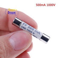<Dream-t> 1Pc FF 0.5A 500mA 1000V dmi fuse for multimeter F15B F17B F18B 6.3x32mm On Sale