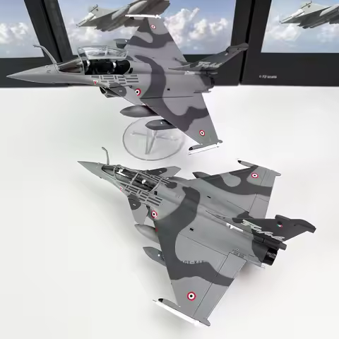 Diecast 1:72 Scale French Rafale B Fighter Simulation Metal Alloy Aircraft Model Collection Decorati