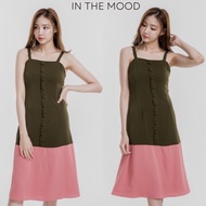 Weekend X Ob Design Women Colorblock Strap Midi Dress