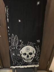 Alexander McQueen 骷髏兔星圖案圍巾