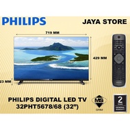 Philips 32" Frameless Digital Led Tv 32PHT5678/68 / 32PHT5009/68 (Mytv Ready)