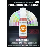 AK 3rd Generation Acrylic Color AK11151-11200 Airbrush/Hand paint