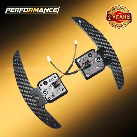 TDD Magnetic Carbon Fiber Paddle Shifter For Audi A1 A3 A5 A8 Q3 Q4 Q5 Q7 Q8 S1 S3 S5 SQ5 SQ8 RS3 RS