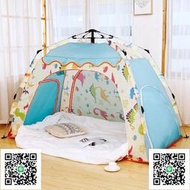跨境批發全自動室內保暖帳篷雙人床上成人兒童防風防寒2米*1.5米
