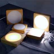 Square Diffuser Lamp Base Frankincense Diffuser Lamp Holder Luminous Base led Night Light USB Plug-I