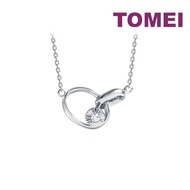TOMEI Diamond Necklace, White Gold 375