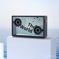 MORRORART Speaker Floating Lyrics Subtitles Wireless Bluetooth Desktop Transparent Visual Home Inter