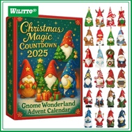 Festive Gnome Decorations Holiday Gnome Collection 24 Festive Gnomes Advent Calendar for Kids Xmas N