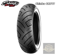 Shinko SR777 ขอบขาวสำหรับใส่ Harley Davidson Sporter  Softail  Touring / REBEL / Dragstar / Steed400