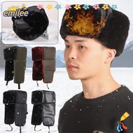 EMILEE Trapper Bomber Hats Men Bonnet Earflap Snow Caps