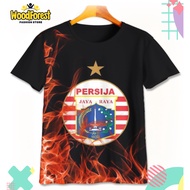 Indo Football Club Kids T-Shirt v8 Indonesian Football Club Shirt for Kids 3D Printing for Ages 1-12