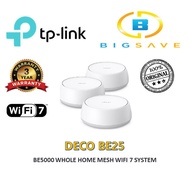 TP-LINK DECO BE25 BE5000 WHOLE HOME MESH WIFI 7 SYSTEM