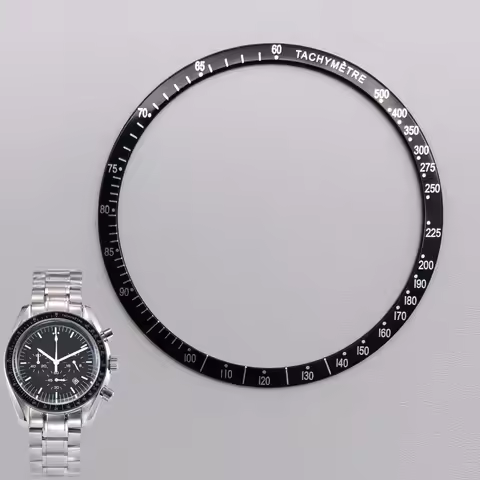38.5mm Watch Ring Aluminum Bezel Insert Ring for SPEEDMASTER Watch 39mm Case Watch Accessories Inner