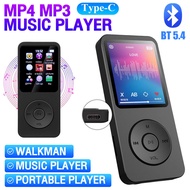 MOKETA New 64G MP4 Player Type-C Portable Walkmen Bluetooth 5.4 Music Video Player Support E-Book FM