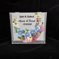 3D Fine Quality Box Frame/Frame Duit Hantaran/Mas Kahwin/8x9/FH21683