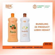 Hand body lotion BDL Whitening 600ml BPOM