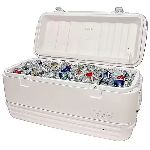 Igloo 120 Quart Polar Cooler Heavy Duty Ice Chest Camping Fishing Tailgating Box