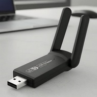 AC1300 Dual-Band USB WiFi Adapter, 1300Mbps, for Windows Desktops & Laptops  Penyesuai WiFi USB Dual
