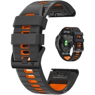 Garmin Fenix ​​7x 6x Pro Tali 26mm Silikon Tali Jam Tangan Cepat Fit Garmin Fenix ​​8 51mm/Fenix ​​7