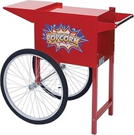 Winco Popcorn Cart for POP-8R, 36 7/8" W x 17 1/4"D x 32 1/2"H, 22" Spoked Wheels