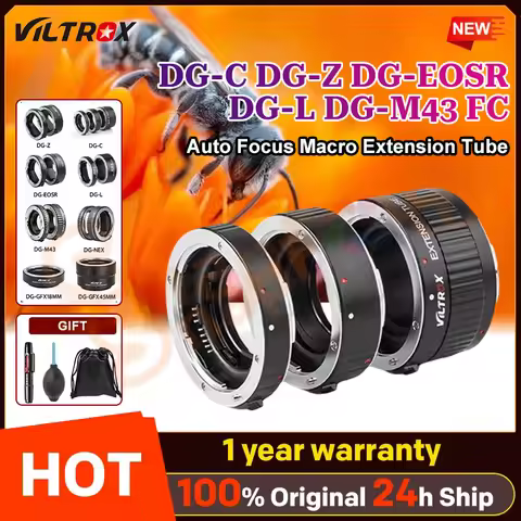 Viltrox Auto Focus Macro Extension Tube Lens Adapter for Sony E for Canon EF RF for Leica L for Fuji