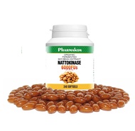 PHARMAKON Nattokinase, Bioavailable Soft Capsules, Organic Fermented Soybean Extract, 6000 FUs per S