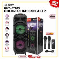 BMT-8220S High Power Wireless Multimedia Speaker Bluetooth Portable Party Speaker with LED Lights 2 